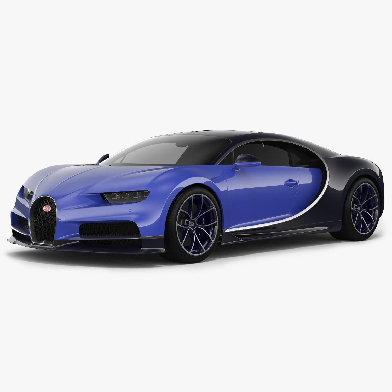 Bugatti Chiron 2023 3D Model .c4d .max .obj .3ds .fbx .stl .blend 