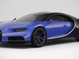 Bugatti Chiron 2023 Modelo 3D