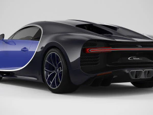 Bugatti Chiron 2023 3D Model