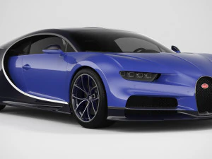 Bugatti Chiron 2023 3D Model