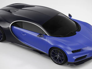 Bugatti Chiron 2023 3D Model