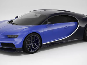 Bugatti Chiron 2023 3D Model