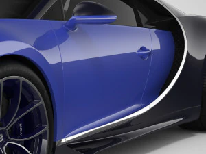 Bugatti Chiron 2023 3D Model