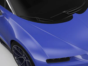 Bugatti Chiron 2023 3D Model