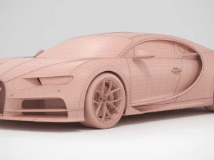 Bugatti Chiron 2023 3D Model