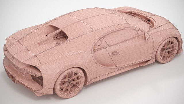 Bugatti Chiron 2023 3D  in  3DExport