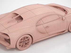 Bugatti Chiron 2023 3D Model