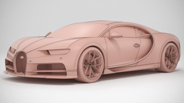Bugatti Chiron 2023 3D  in  3DExport
