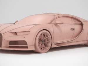 Bugatti Chiron 2023 Modelo 3D