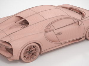 Bugatti Chiron 2023 Modelo 3D