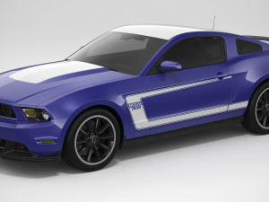Boss 302 2012 3D Model