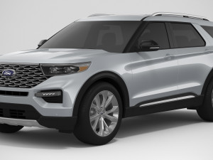 Explorer 2023 Platinum 3D Модель