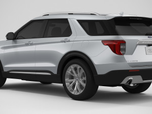 Explorer 2023 Platinum 3D Модель