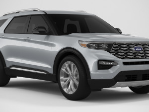 Explorer 2023 Platinum 3D Модель