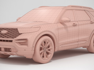 Explorer 2023 Platinum 3D Модель