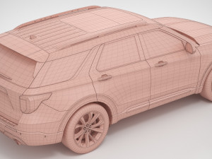 Explorer 2023 Platinum 3D Модель