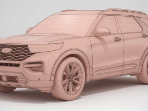 Explorer 2023 Platinum 3D Model