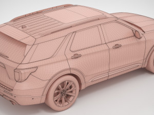 Explorer 2023 Platinum 3D Модель