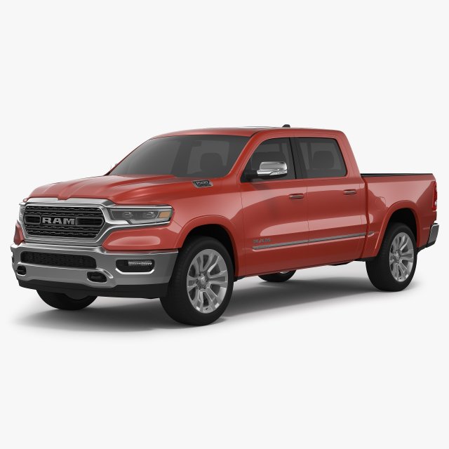 2023 Ram 1500 Limited Modelo 3D .c4d .max .obj .3ds .fbx .stl .blend 