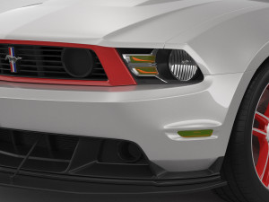 Mustang Boss 302 Laguna Seca 2012 3D Модель