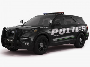 Explorer 2023 Police 3D-Modell