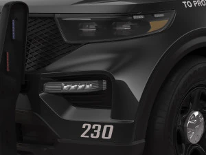 Explorer 2023 Police 3D Model