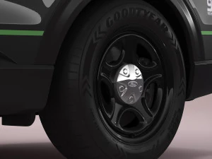 Explorer 2023 Police 3D Model