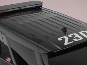 Explorer 2023 Police 3D Model