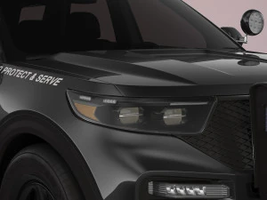 Explorer 2023 Police 3D Model