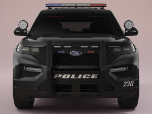 Explorer 2023 Police 3D Модель