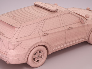 Explorer 2023 Police 3D Модель