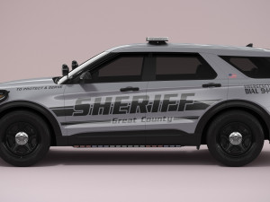 Explorer 2023 Sheriff Modelo 3D