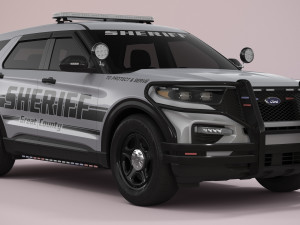 Explorer 2023 Sheriff Modelo 3D