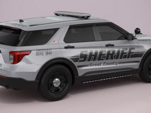 Explorer 2023 Sheriff Modelo 3D