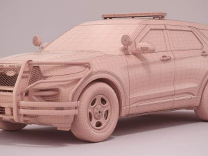 Explorer 2023 Sheriff 3D Model