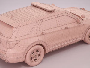 Explorer 2023 Sheriff 3D Model