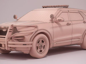 Explorer 2023 Sheriff 3D Model