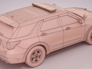 Explorer 2023 Sheriff 3D Model