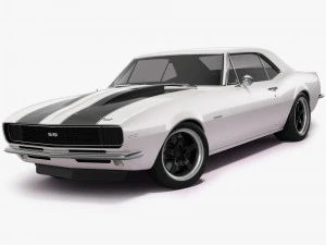 Chevrolet Camaro 1967 Pro Touring 3D Модель