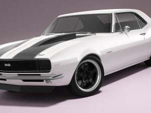 Chevrolet Camaro 1967 Pro Touring Modelo 3D