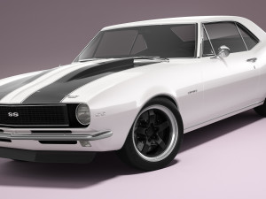 Chevrolet Camaro 1967 Pro Touring Modelo 3D