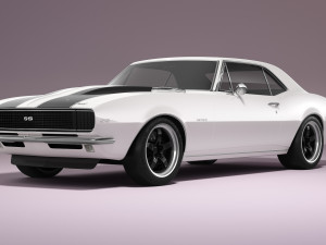 Chevrolet Camaro 1967 Pro Touring Modelo 3D