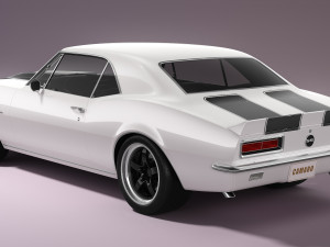 Chevrolet Camaro 1967 Pro Touring Modelo 3D