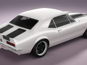 Chevrolet Camaro 1967 Pro Touring Modelo 3D