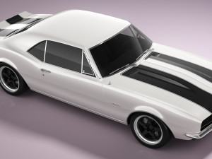 Chevrolet Camaro 1967 Pro Touring Modelo 3D