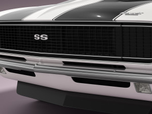 Chevrolet Camaro 1967 Pro Touring Modelo 3D