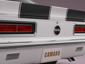 Chevrolet Camaro 1967 Pro Touring Modelo 3D