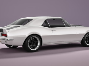 Chevrolet Camaro 1967 Pro Touring Modelo 3D