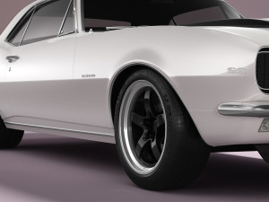 Chevrolet Camaro 1967 Pro Touring Modelo 3D
