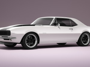 Chevrolet Camaro 1967 Pro Touring Modelo 3D
